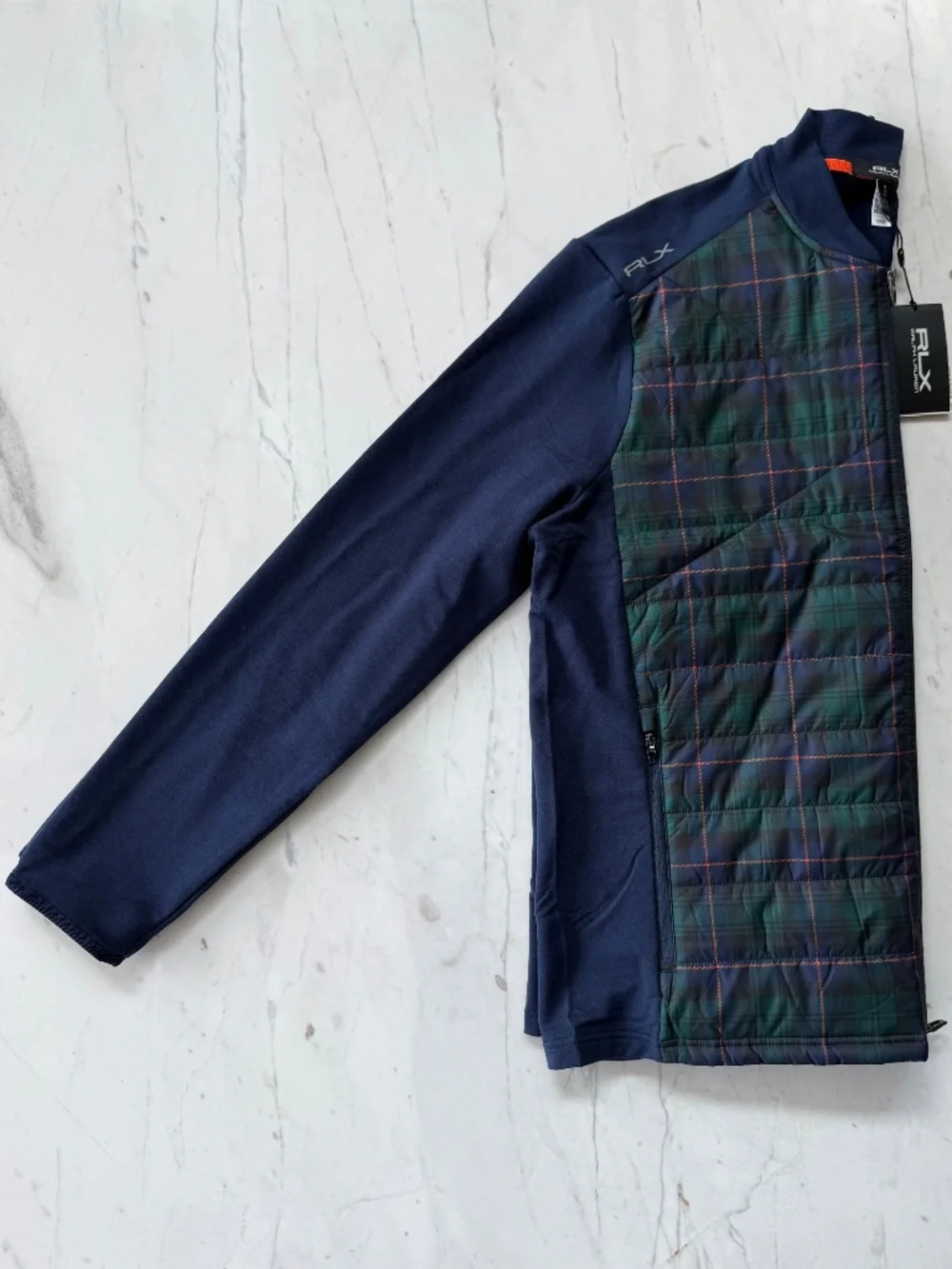 New RLX Ralph Lauren Hybrid Mockneck Wool Jacket Full Zip